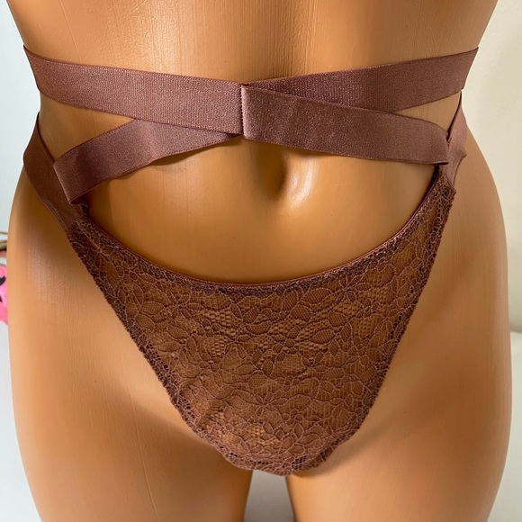VICTORIA’S SECRET BRAZILIAN SLIP STRAPPY PANTIES - Picture 2 of 5